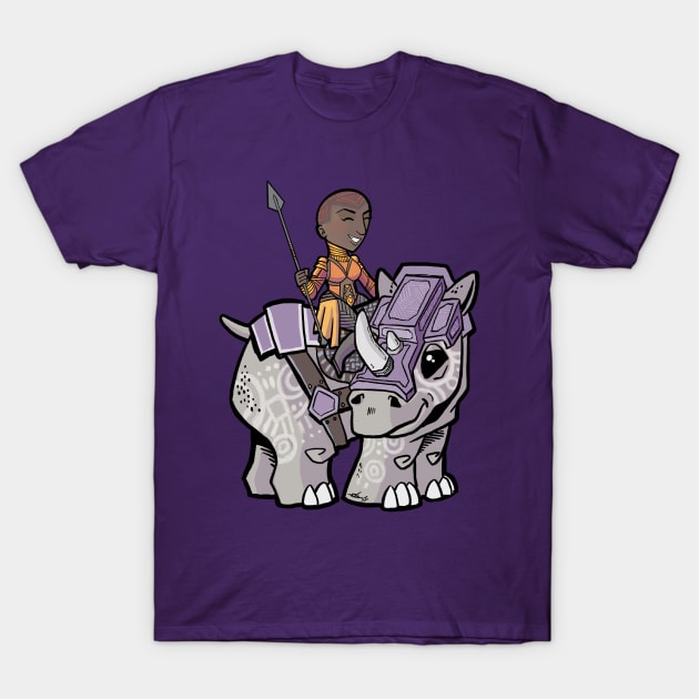 General + War Rhino T-Shirt by Dreamfalling Studios